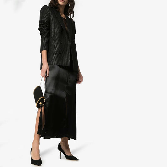 Love 85 Black Suede Pumps