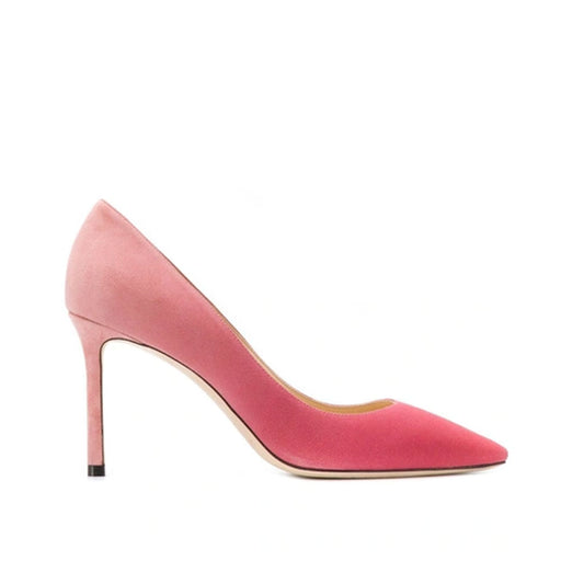 Romy 85 Stiletto Bubble Blush Pumps