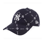 NY Monogram Black Cap