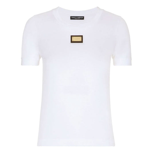 Logo Plaque White T-Shirt