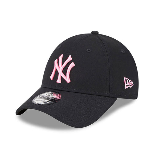 Pink NY 9 Forty Black Cap