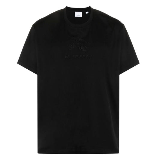 Logo Embroidered Stealth Black T-Shirt