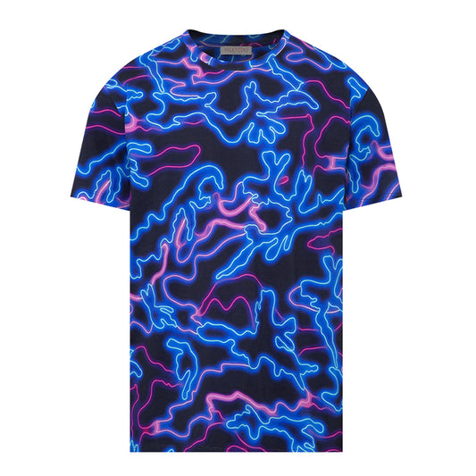 Neon Camo Print T-Shirt