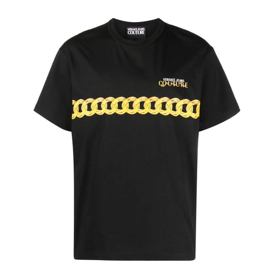 FW23 Chain Print Black T-Shirt