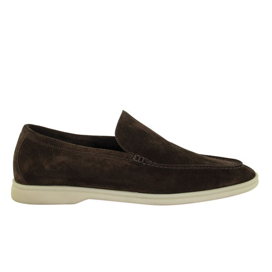 Summer Walk Suede Chocolate Loafers