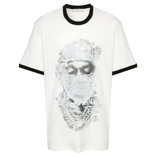 Masked Roses White T-Shirt