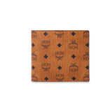 Monogram Print Brown Wallet