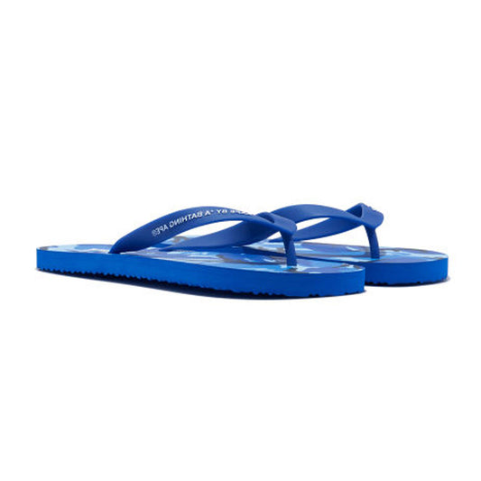 Camo Blue Flip-Flops