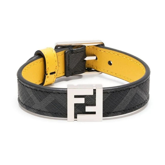 FF Logo Pattern Yellow Bracelet