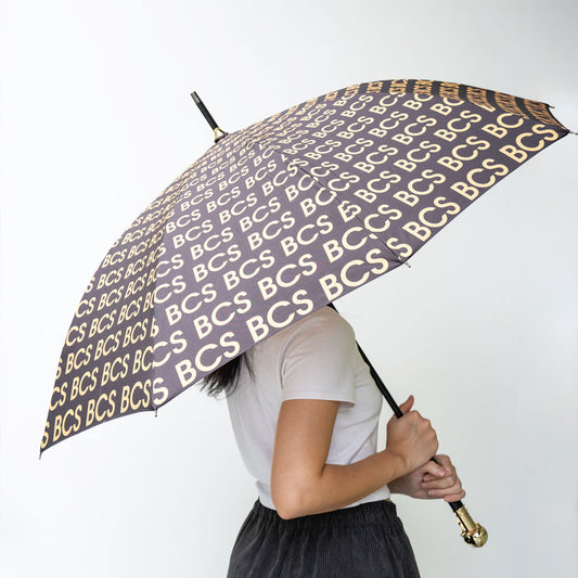 Monogram Print Umbrella