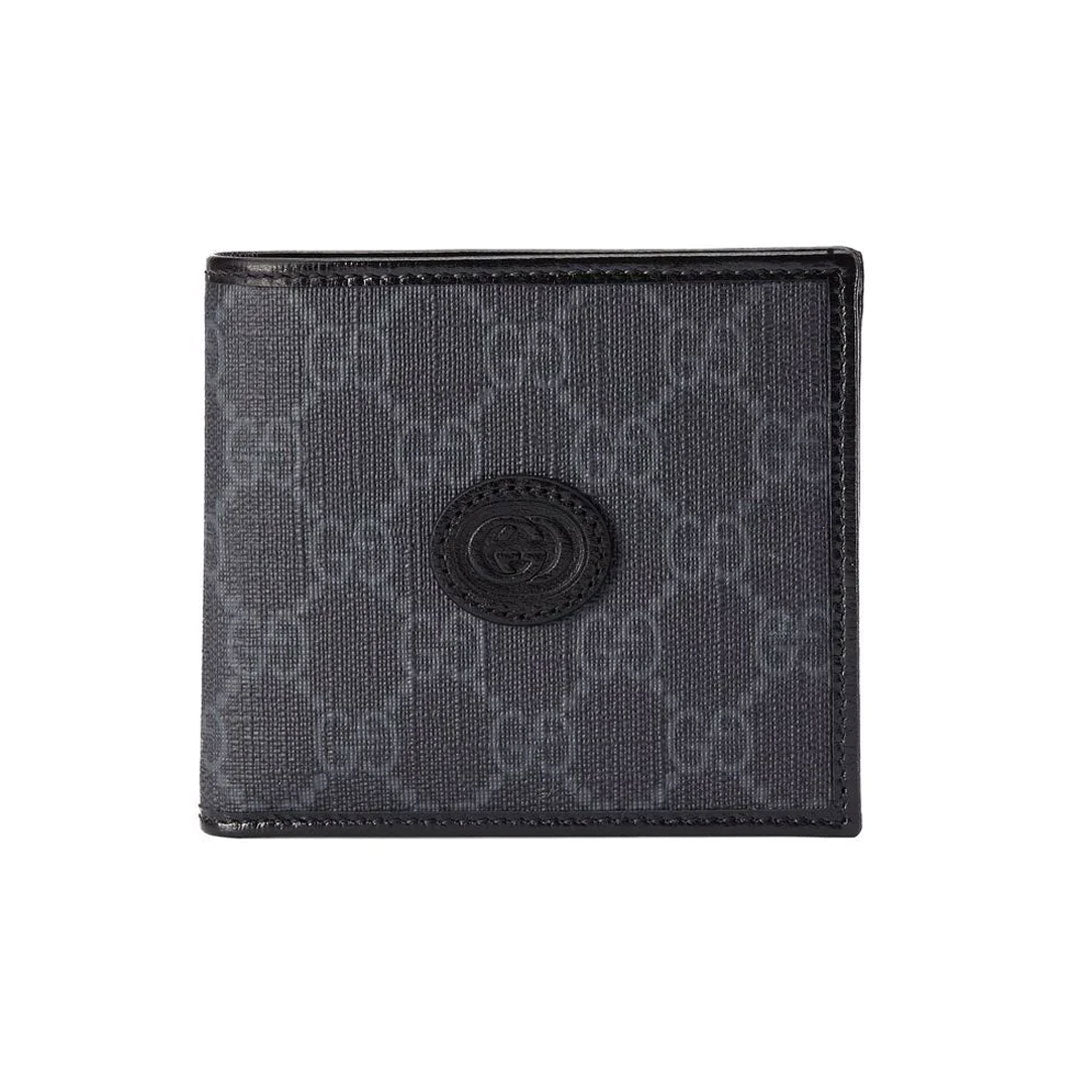 Gucci GG-canvas logo-patch Cardholder - Black