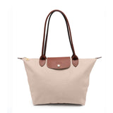 Le Pliage Cream Medium Shoulder Bag