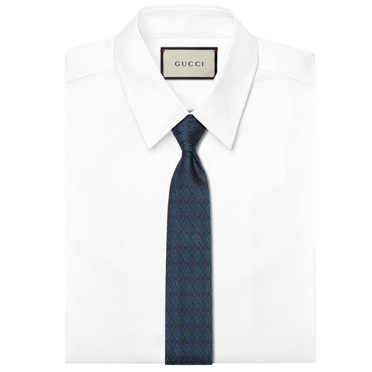 GG Jacquard Blue Tie
