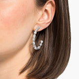 Tennis Deluxe Hoop Pierced Earrings