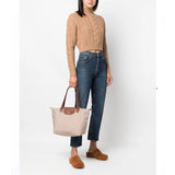 Le Pliage Cream Medium Shoulder Bag