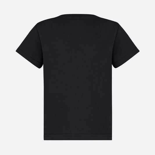 'Christian Dior Atelier' Print Black T-Shirt