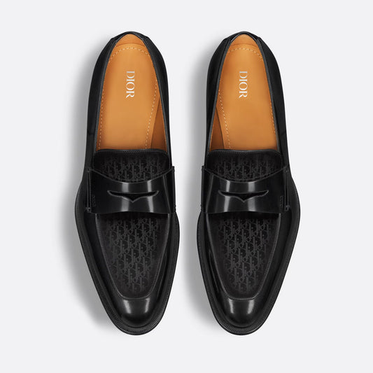 Oblique Gradient Timeless Black Loafers