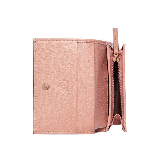 Ophidia GG Pink Foldable Wallet