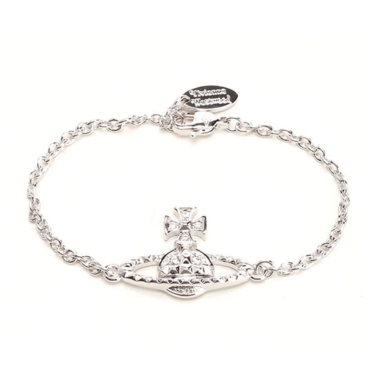Mayfair Rhodium Crystal Silver Bracelet
