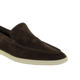 Summer Walk Suede Chocolate Loafers