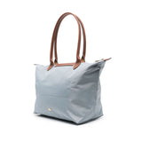 Le Pliage Steel Grey Large Shoulder Bag