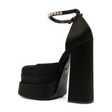 Medusa Aevitas Black Platform Pumps