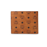 Monogram Print Brown Wallet