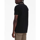 Parlay 190 Gold Striped Black Polo-Shirt