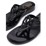 VLOGO Signature Black Flip-Flops