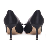 Hangisi 90mm Black Pumps