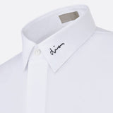 Collar Signature White Shirt