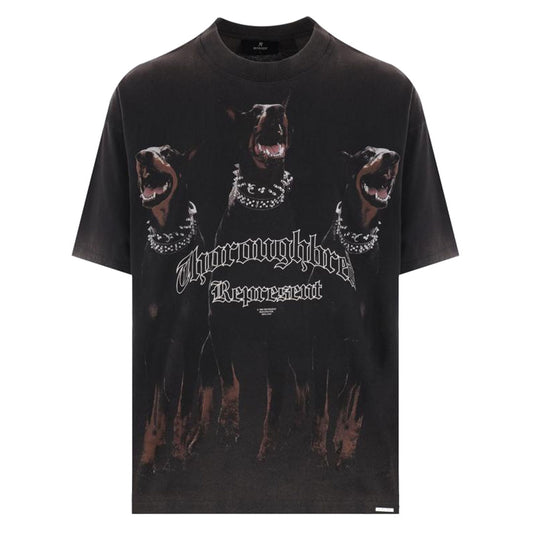 Thoroughbred Print Black T-Shirt