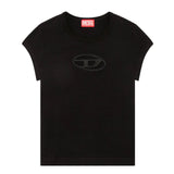 Stealth Logo Embossed Black T-Shirt