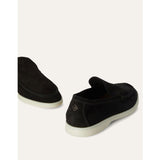 Summer Walk Suede Classic Black Loafers