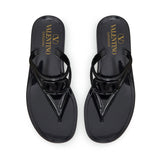 VLOGO Signature Black Flip-Flops