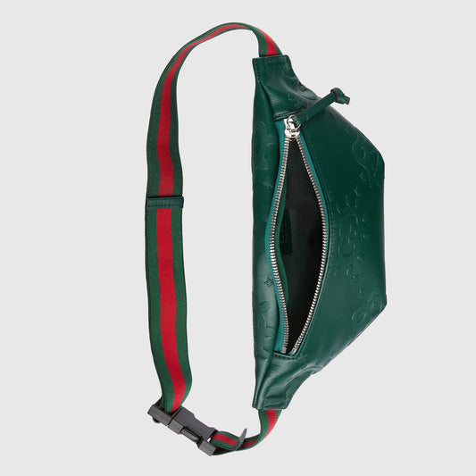Interlocking G Green Belt Bag