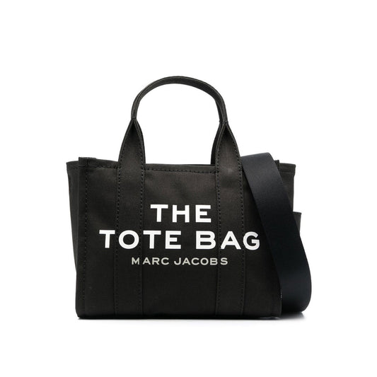 Logo Print Black Small Tote Bag