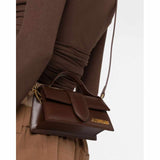 Le Bambino Leather Brown Shoulder Bag