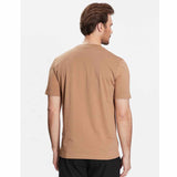 Logo Embroidered Brown T-Shirt