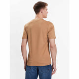 Logo Print Brown T-Shirt