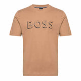 Logo Print Brown T-Shirt