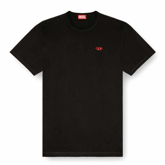 Oval D Print Black T-Shirt