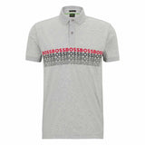 Multiplying Logo Grey Polo-Shirt