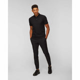 BB Embossed Black Polo-Shirt