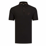 BB Embossed Black Polo-Shirt