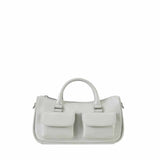 Chubby Half Pale Grey Shoulder Bag