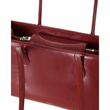 Square Low Red Wine Shoulder Bag