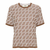 FF Knitted Brown T-Shirt