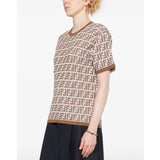 FF Knitted Brown T-Shirt