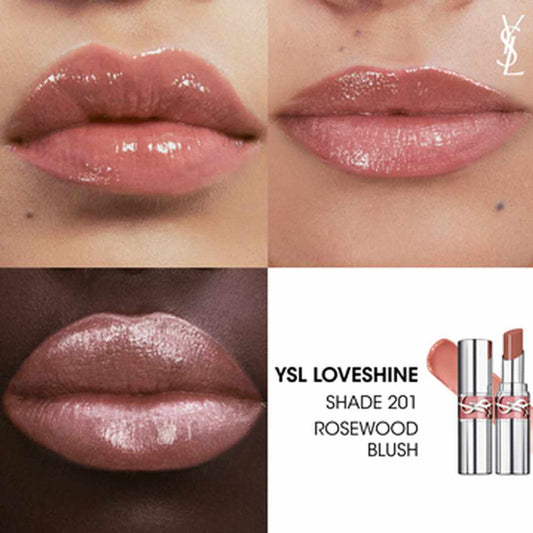 YSL Loveshine Rosewood Blush Lipstick